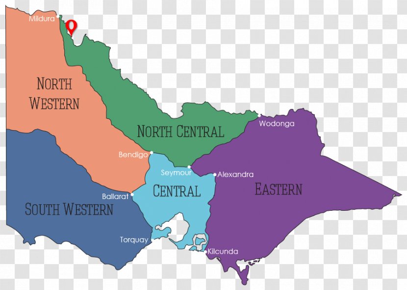 Melbourne Bendigo Wimmera North Central Victoria Mallee - Plan - Dispersion Transparent PNG