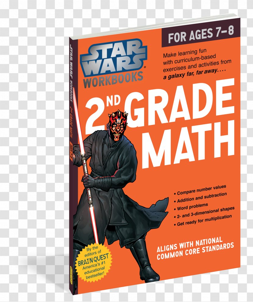 Second Grade 2nd Math Star Wars Workbook: 4th Reading And Writing Fourth - Book Transparent PNG