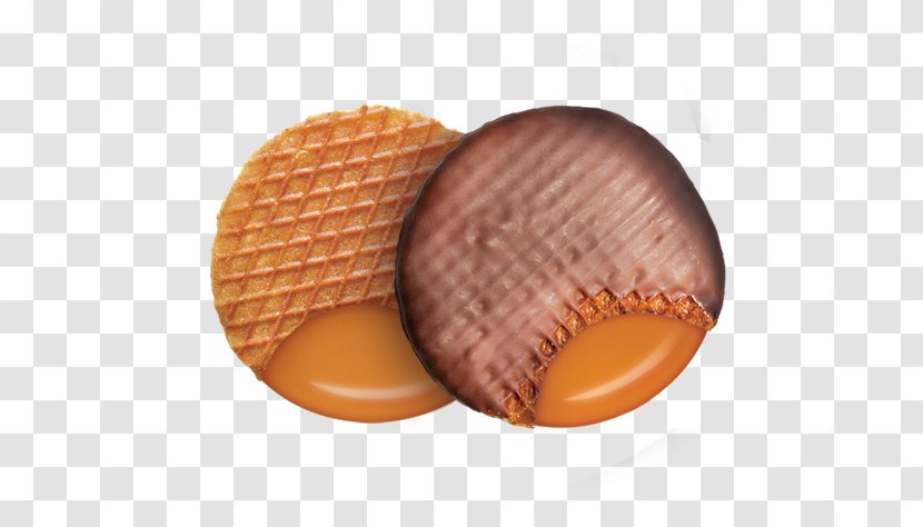 Stroopwafel Waffle Belgian Cuisine Praline Dutch - Caramel - Chocolate Transparent PNG