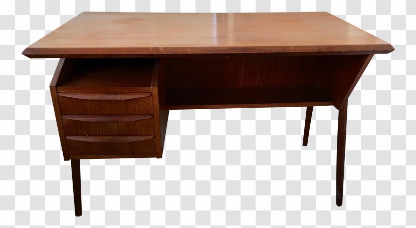 Table Desk Mid-century Modern Danish Design Chairish - Midcentury - Restoration Hardware Bookcase Transparent PNG