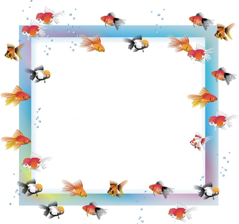 Picture Frames Molding Fish Gilding - Wall Transparent PNG