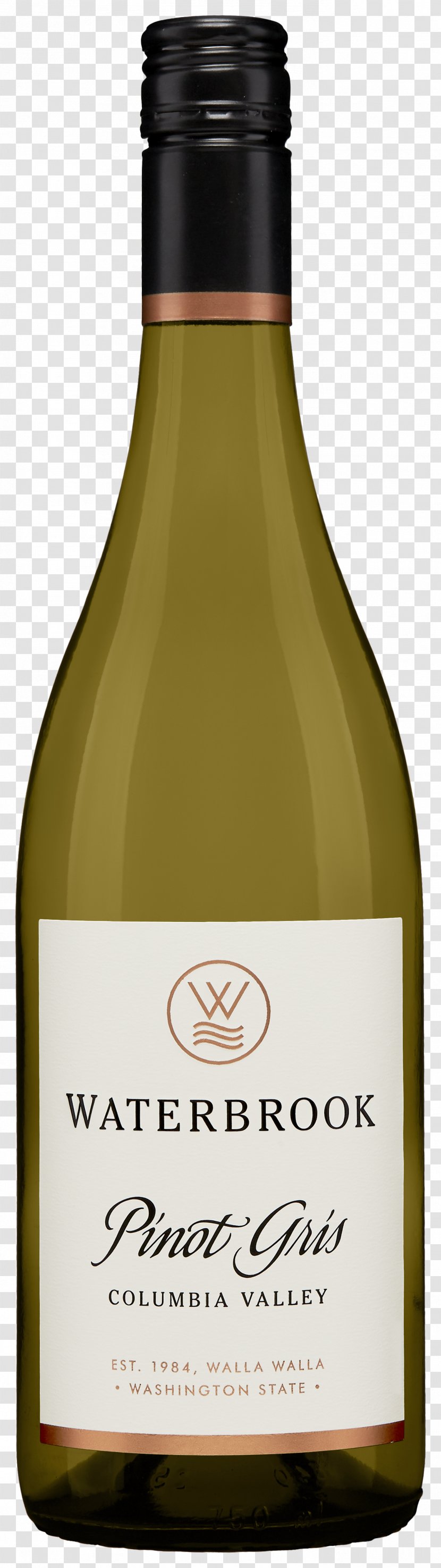 Viognier White Wine Chardonnay Riesling Columbia Valley AVA - Bottle Transparent PNG