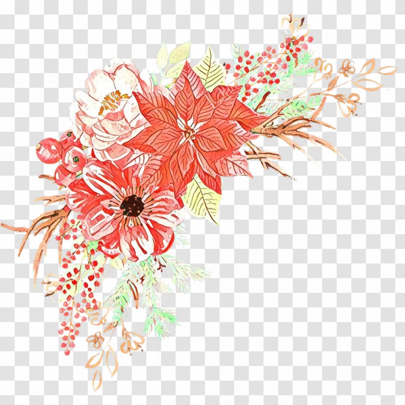 Flower Floral Design Watercolor Painting Image - Bouquet - Video Transparent PNG