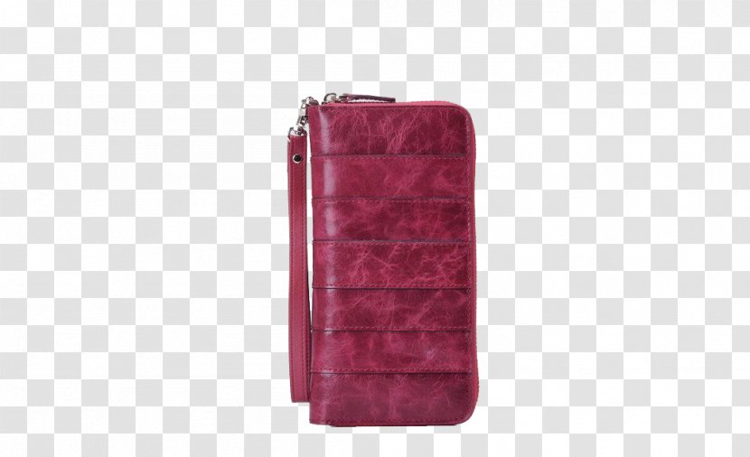 Handbag Brand Red - Magenta - Women's Wallets Transparent PNG