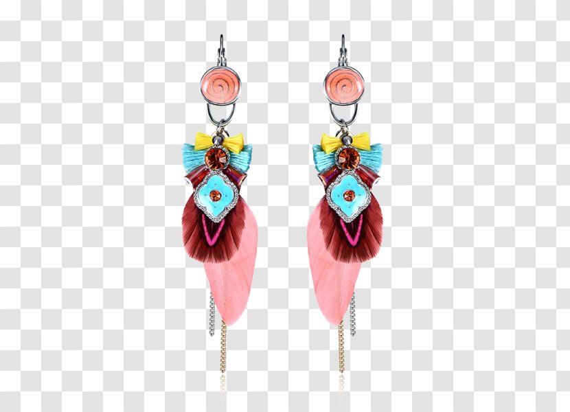 Earring Body Jewellery Gold Pink - Ring Transparent PNG