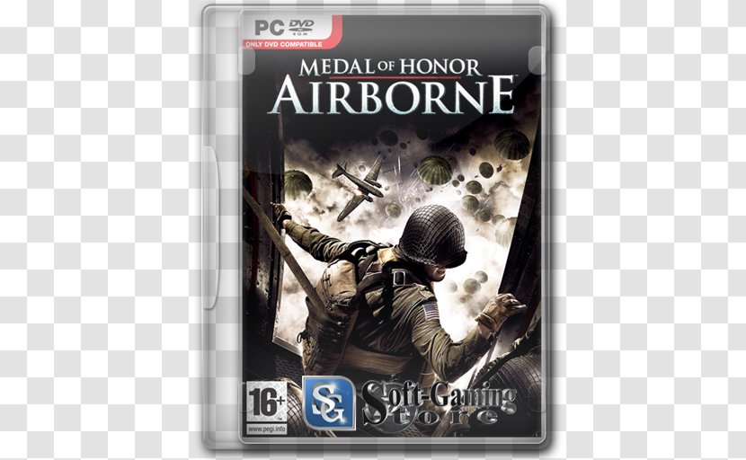 Medal Of Honor: Airborne Underground Warfighter Xbox 360 - Electronic Arts - Honor Transparent PNG