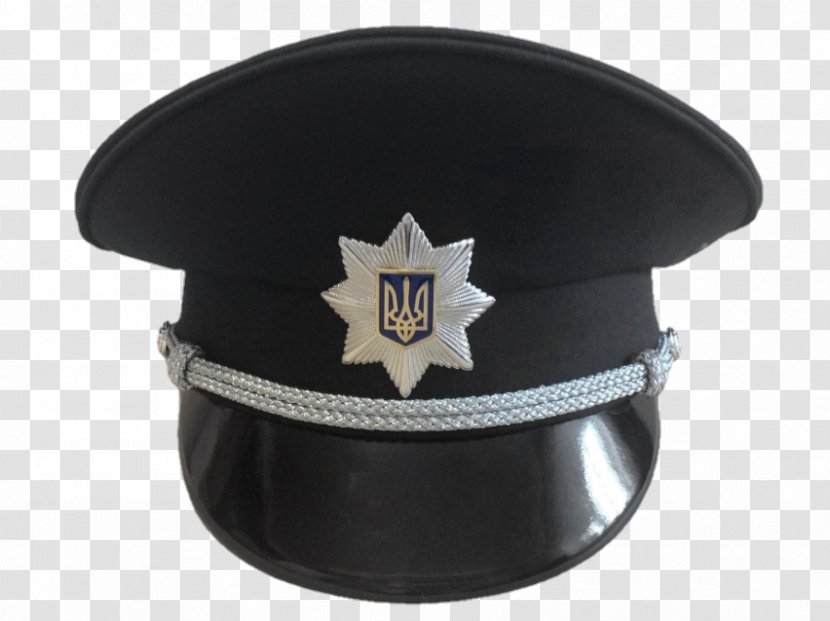 Kiev Police Peaked Cap Cockade Costume - Headgear Transparent PNG