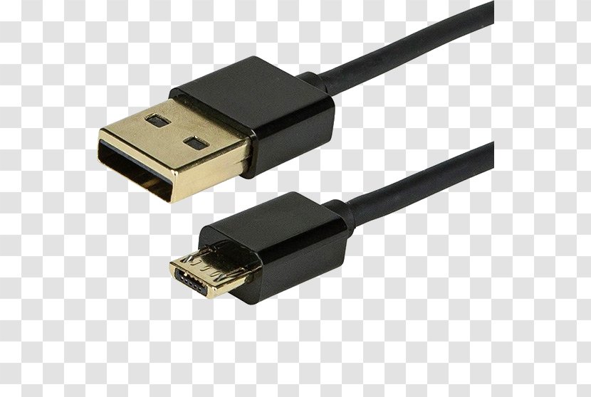 Micro-USB Mini-USB Electrical Cable Wire - Usb Onthego - Micro Transparent PNG