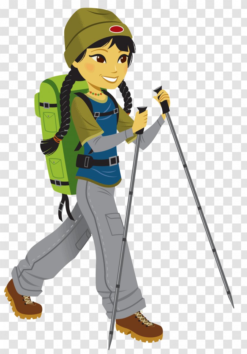 Climbing Mountaineering Clip Art - Trekking - Hiking Transparent PNG