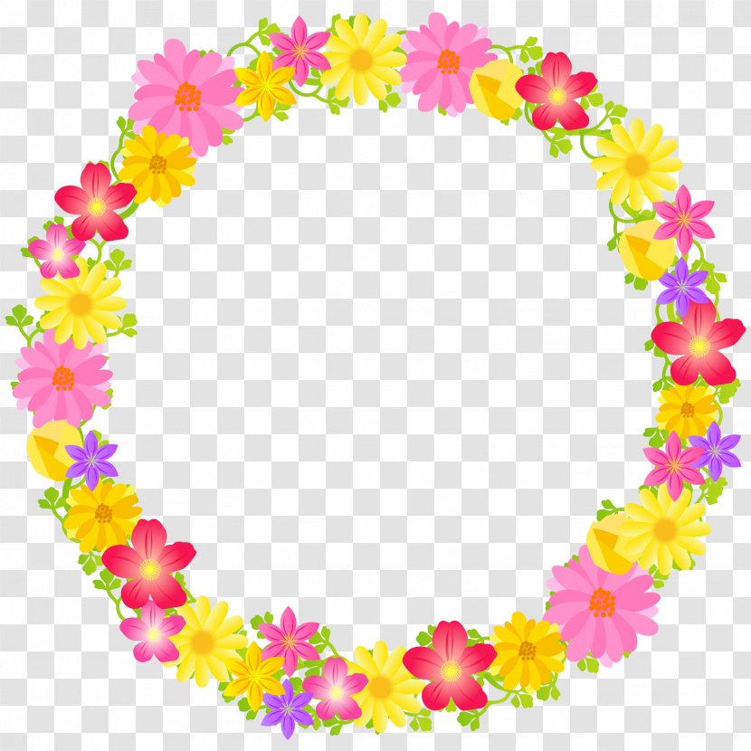 Floral Flower Circle. - Petal - Cut Flowers Transparent PNG