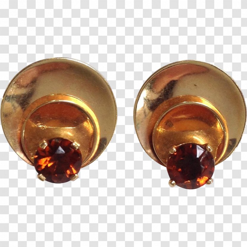 Earring Gold Body Jewellery Citrine - Jewelry - Antiques Of River Oaks Transparent PNG
