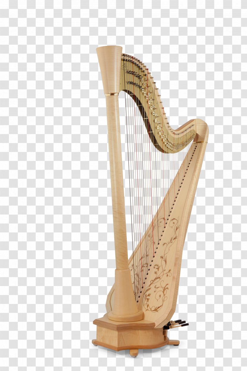 Camac Harps String Pedal Harp Konghou - Tree Transparent PNG