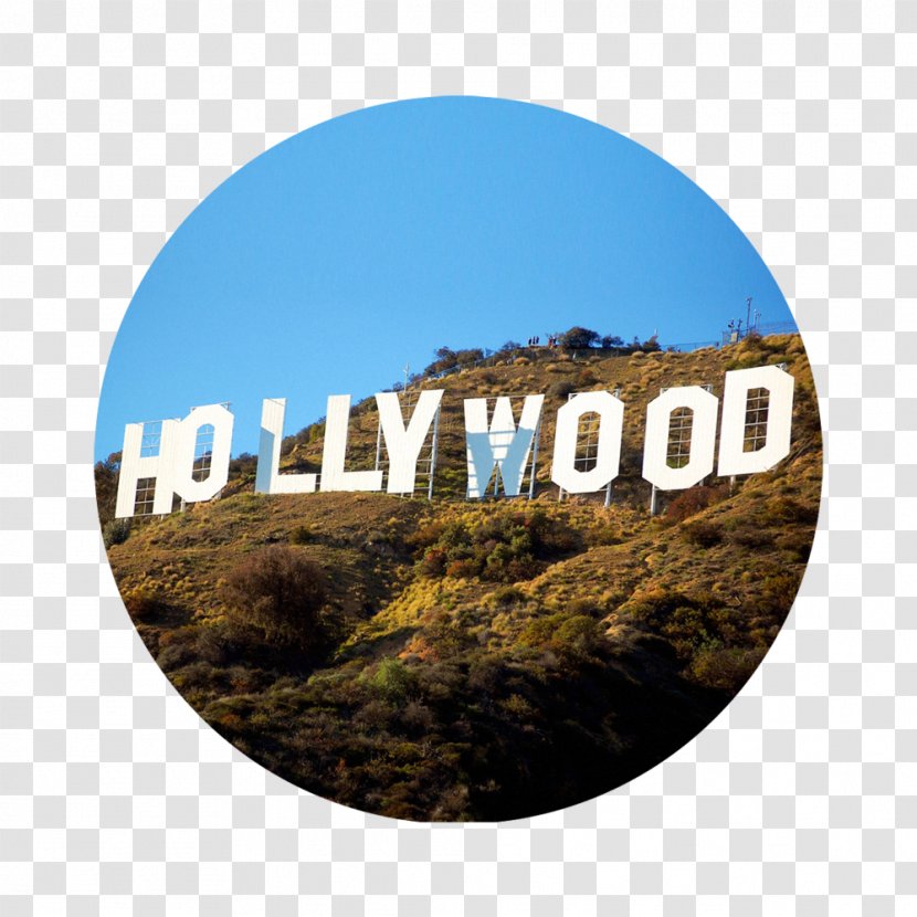 Hollywood Sign West Griffith Park Film - Show Business Transparent PNG