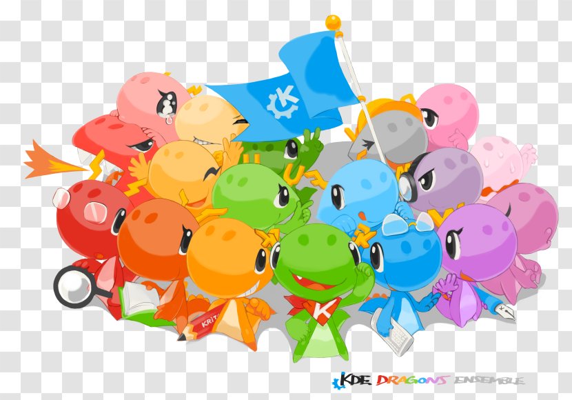 KDE Plasma 5 Konqi 4 Frameworks - Toy - Lipsense Giveaway Prize Transparent PNG