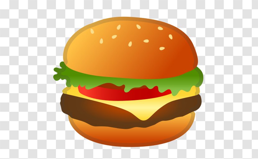 Hamburger Cheeseburger Patty Emoji Google - Emojipedia Transparent PNG