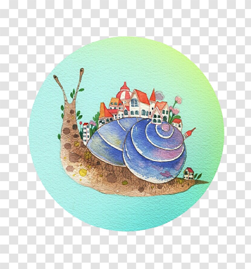 Orthogastropoda Cartoon Illustration - Snail - House Transparent PNG