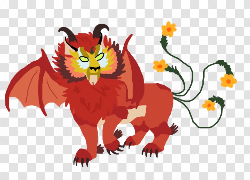 Cat Dragon Mammal Clip Art - Legendary Creature Transparent PNG