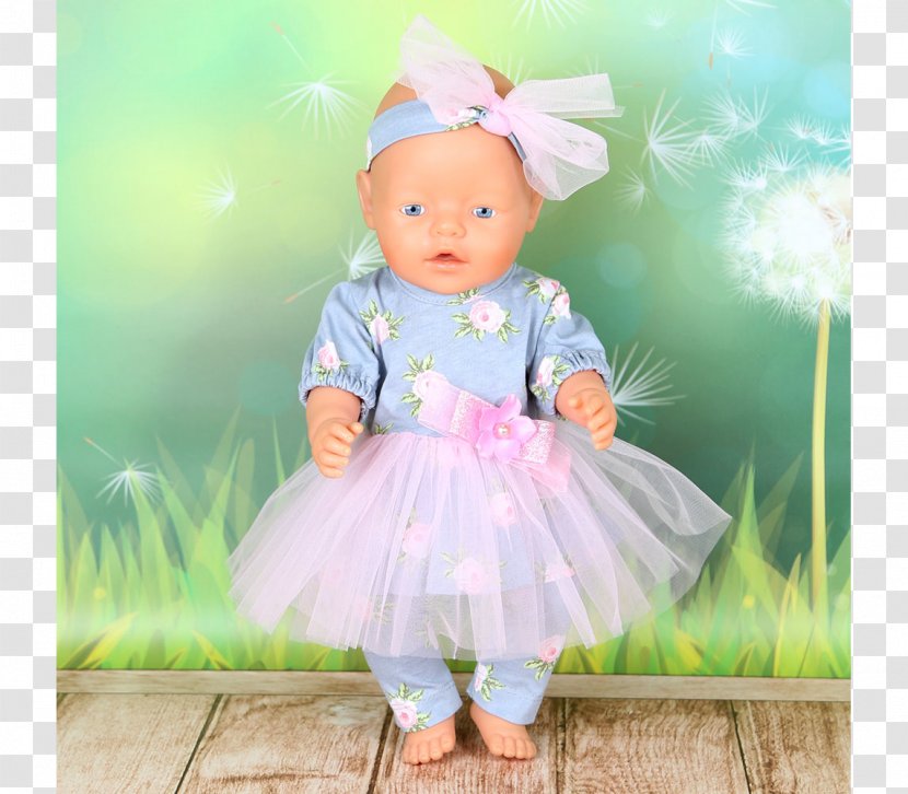 Doll T-shirt Zapf Creation Clothing Dress - Watercolor Transparent PNG