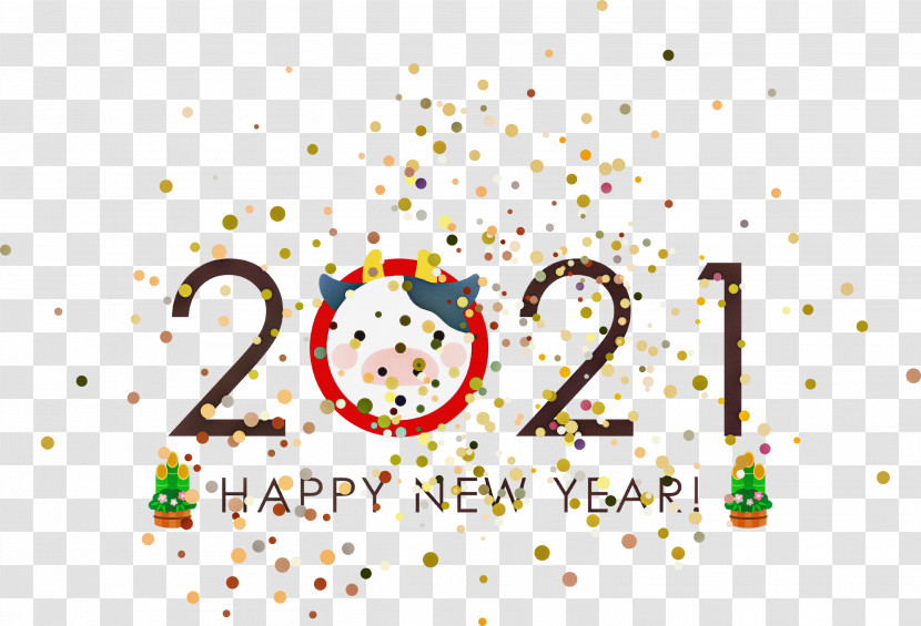 2021 Happy New Year 2021 New Year Transparent PNG