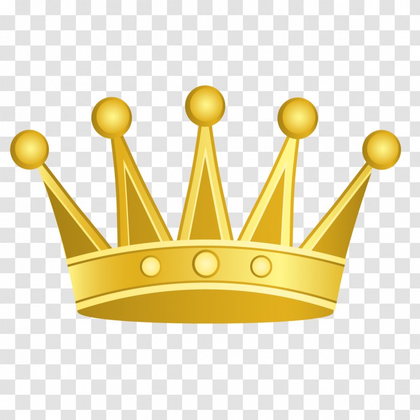 Shutterstock - Fashion Accessory - Golden Crown Transparent PNG