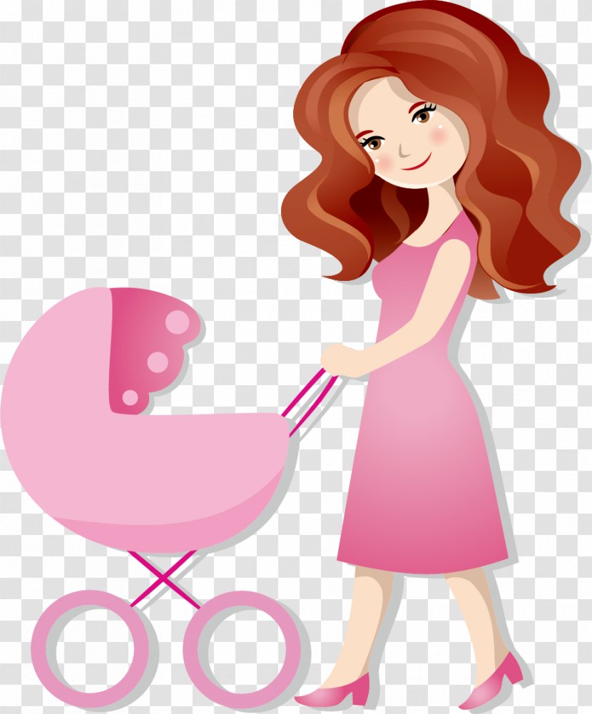 Cartoon Mother Royalty-free Clip Art - And Baby Transparent PNG