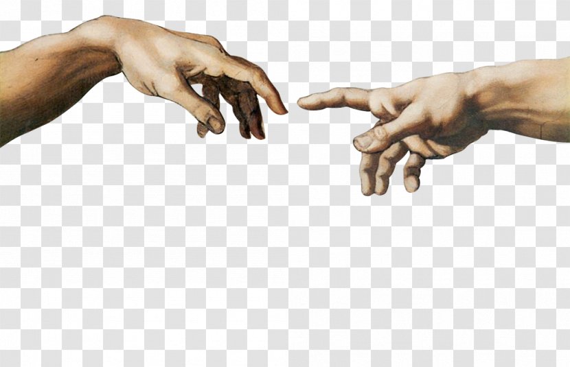 The Creation Of Adam Sistine Chapel Ceiling Renaissance - Thumb - Painting Transparent PNG