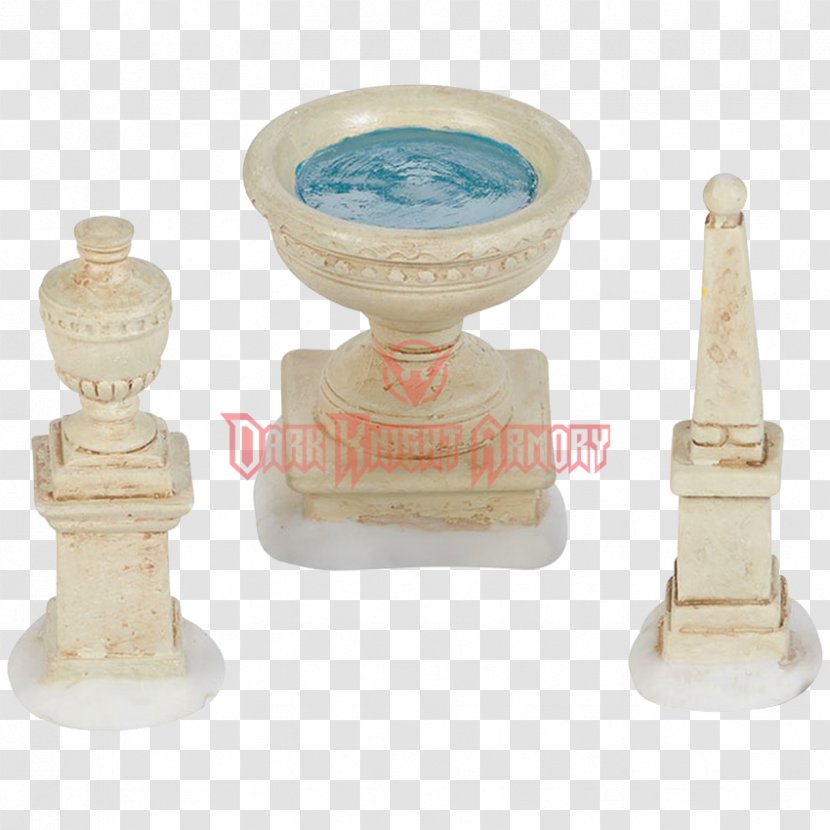 Department 56 Tudor Gardens Monuments Christmas Village Day Collectable - Stone Carving - Birdbath Transparent PNG