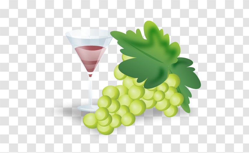 Red Wine ICO Icon - Grapevine Family - Colorful Cartoon Label Transparent PNG