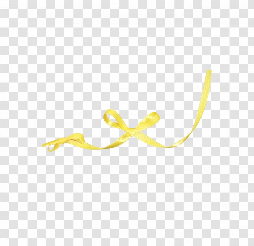 Yellow Ribbon - Bow Transparent PNG