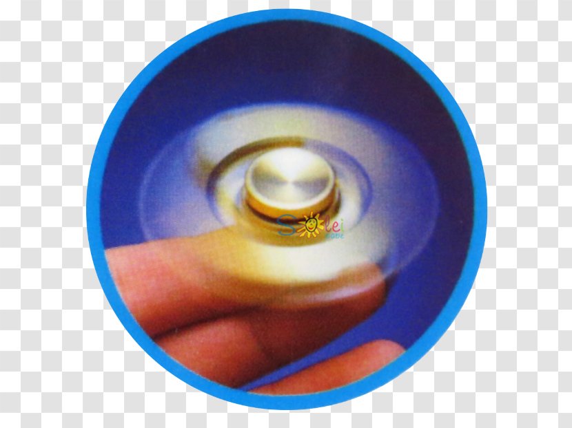 Fidget Spinner Fidgeting Gyro Toy Attention Deficit Hyperactivity Disorder - Blue Transparent PNG