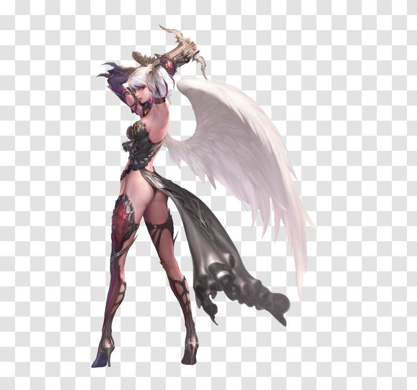 Lineage II Camael Art Game Angel - Mythical Creature Transparent PNG