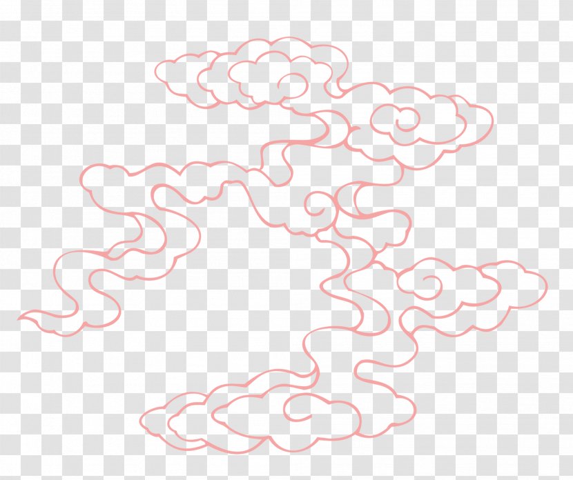 Black And White Meridian Clip Art - Lines Of Clouds Transparent PNG