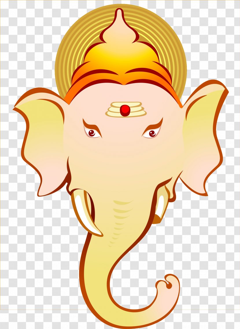 Ganesha Clip Art - Nose - Vector Like The Head Of God Transparent PNG
