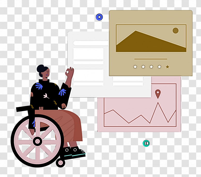 Wheel Chair People Transparent PNG