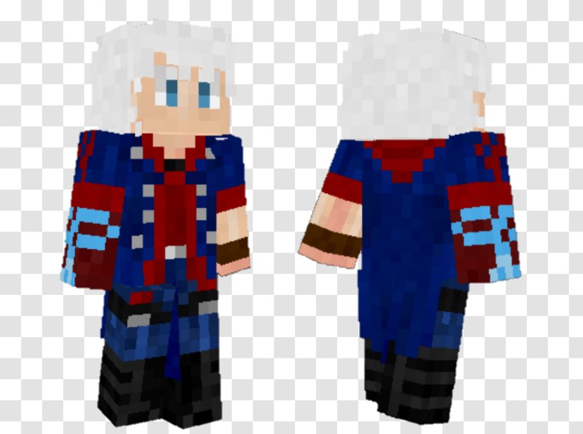 Devil May Cry 4 2 Minecraft Dante Nero - Video Game - Herobrine Skins For Pe Transparent PNG