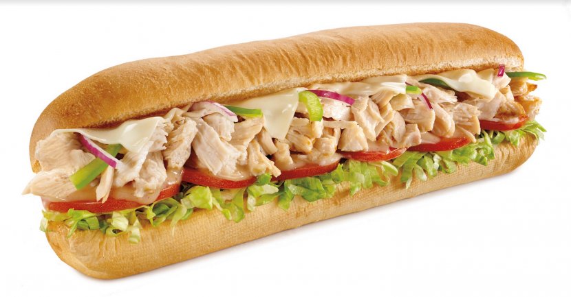 Chicken Sandwich Submarine Breakfast Hamburger - Finger Food - Сroissant Transparent PNG