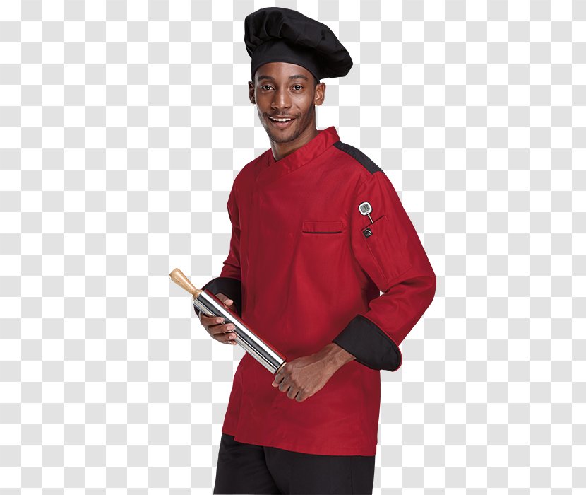 Chef's Uniform T-shirt Acticlo Sleeve Clothing - Mesh Transparent PNG