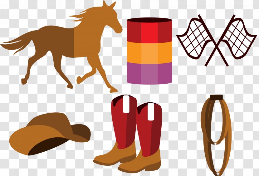 Paso Fino Horse Racing Barrel Equestrianism - Like Mammal - Vector Shoes Transparent PNG