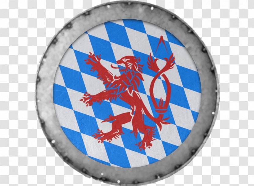 Flag Of Bavaria Map - Textile Transparent PNG