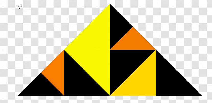 Mathematics Art Golden Ratio A Là Kandinsky Triangle - Geogebra Transparent PNG