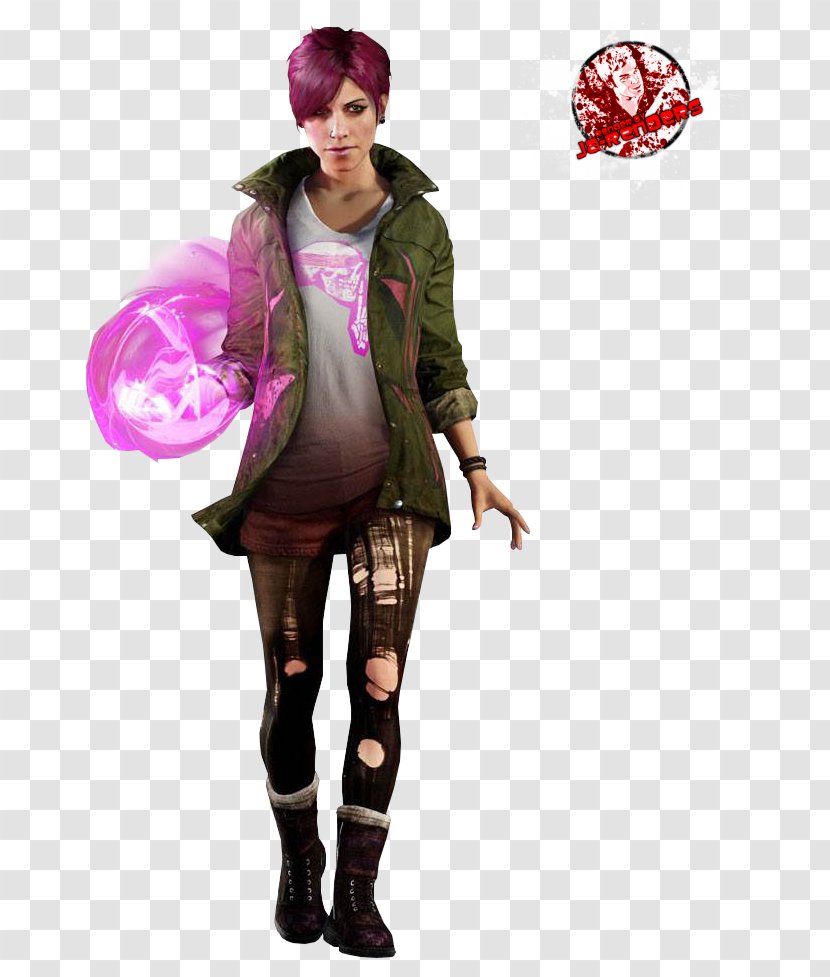 Infamous First Light Second Son Video Game Nier - Fictional Character Transparent PNG