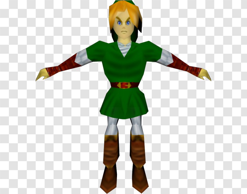 The Legend Of Zelda: Ocarina Time Link Nintendo 64 Majora's Mask - Costume Design - Zelda Ii Adventure Transparent PNG