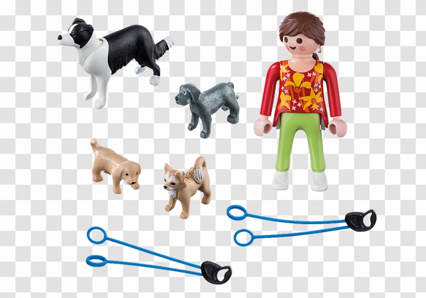 Pet Sitting Puppy Playmobil Dog Walking Border Collie - Furnished Shopping Mall Playset Transparent PNG