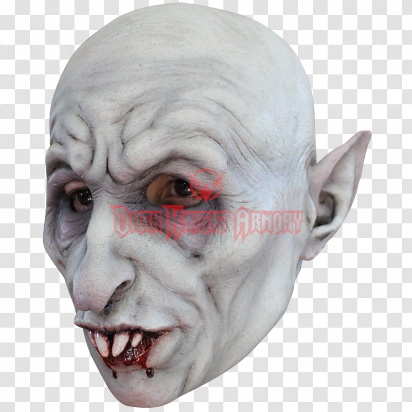 Nosferatu Don Post Mask Costume Count Dracula - Face Transparent PNG