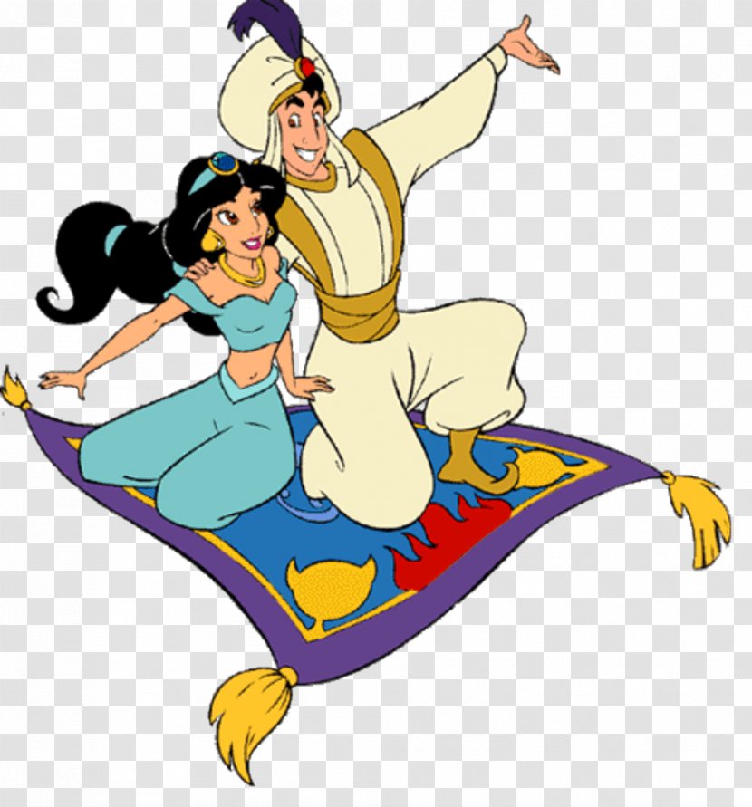 Princess Jasmine Aladdin Genie Jafar Disney - Tapete Insignia Transparent PNG