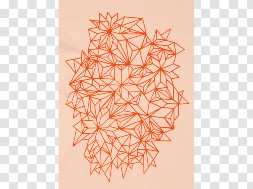 Visual Arts Symmetry Line Pattern - Orange Transparent PNG