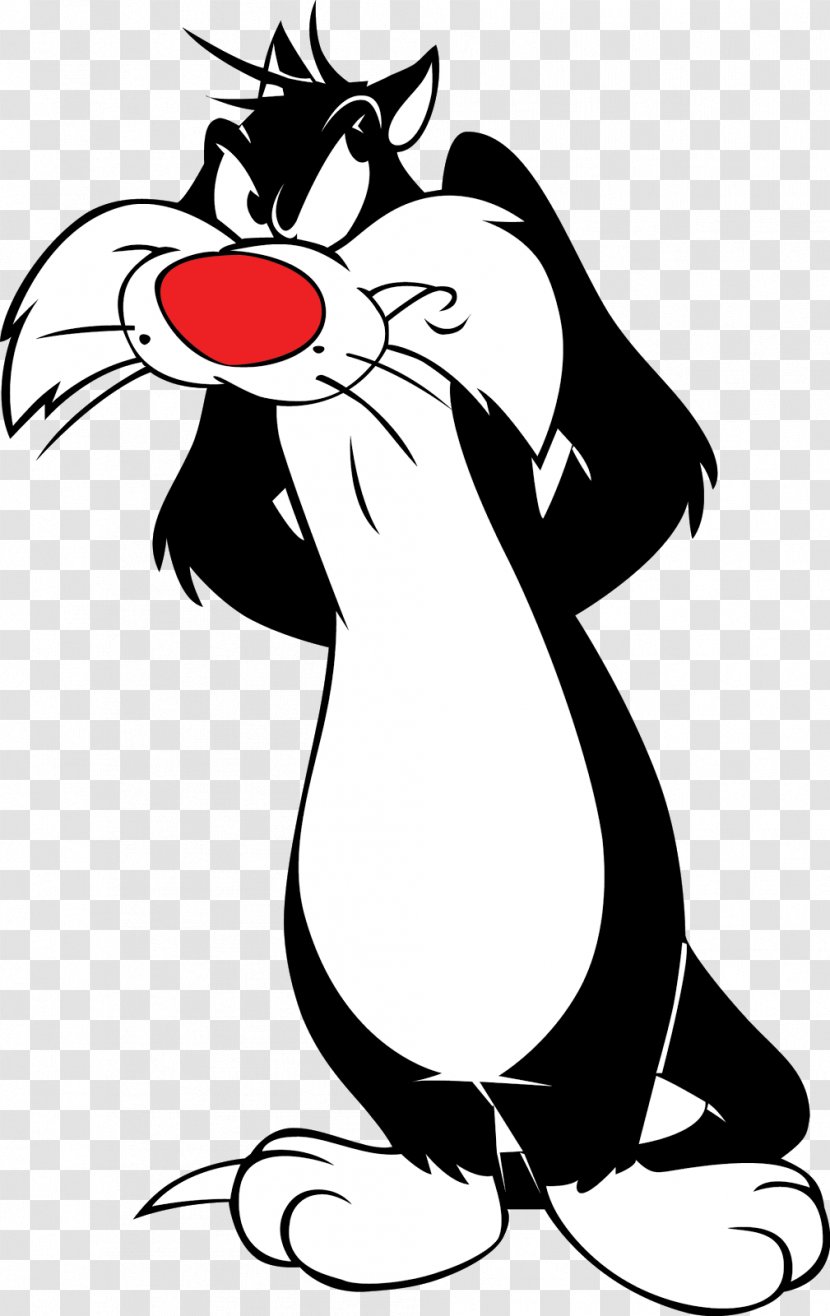 Sylvester Jr. Tweety Cat Looney Tunes - Vertebrate - Disney Pluto Transparent PNG