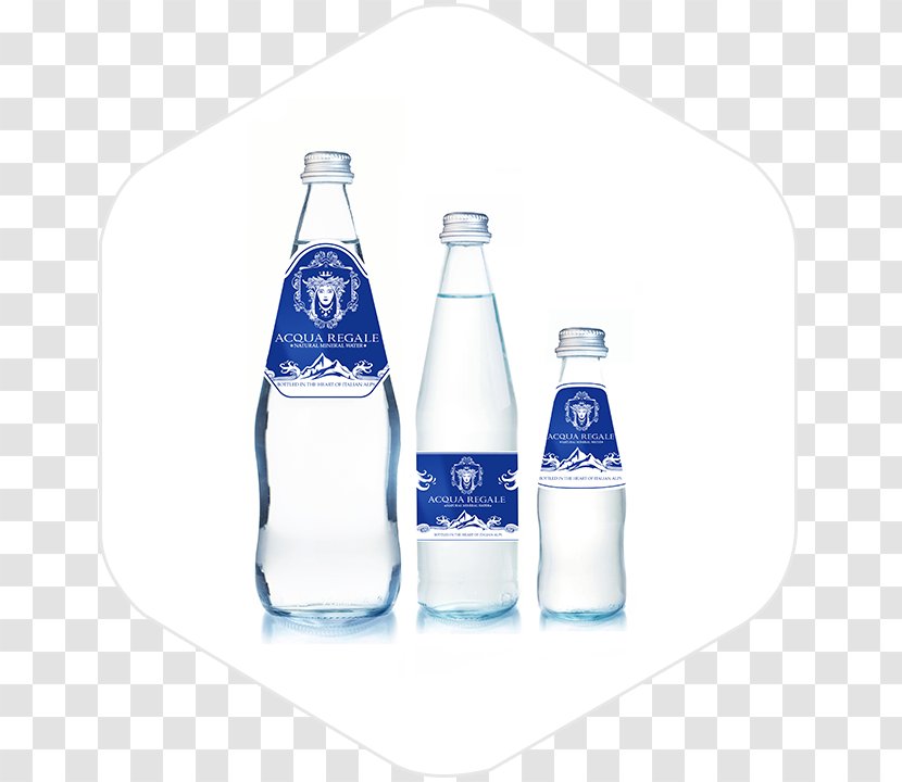 Mineral Water Bottled Distilled - Glass Bottle Transparent PNG
