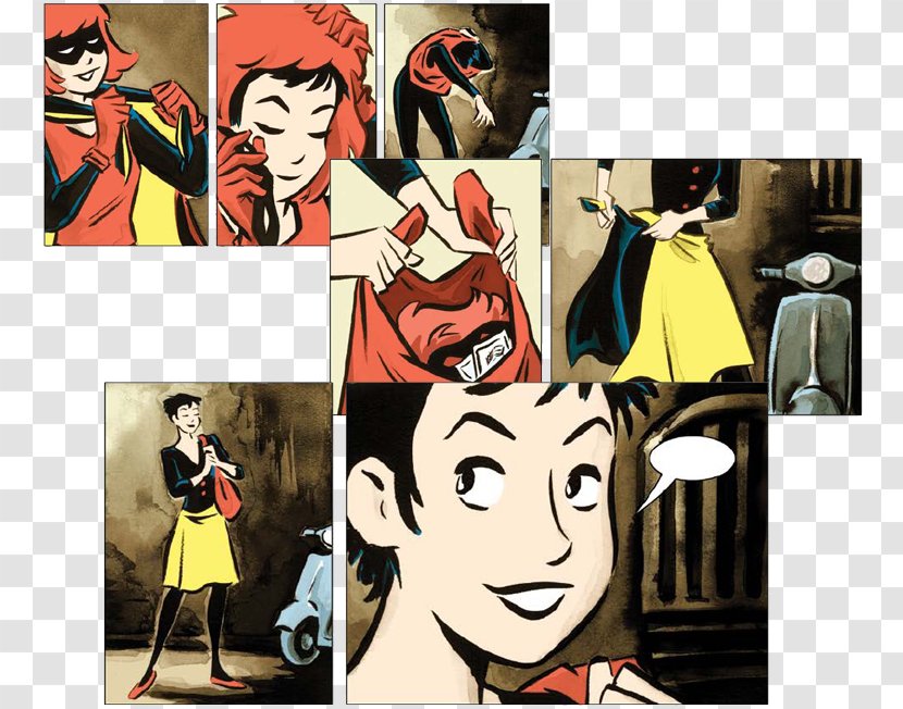 Bandette: In Presto! Colleen Coover Comics Fiction Modern Art - Dark Horse - Aleta Ogord Transparent PNG