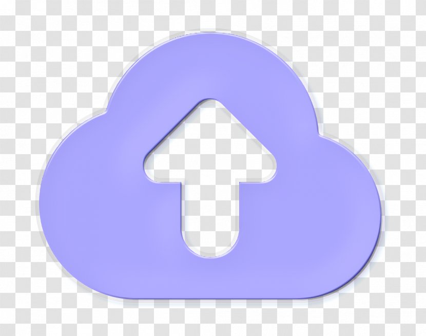 Cloud Icon Computing Data - Lavender - Electric Blue Logo Transparent PNG